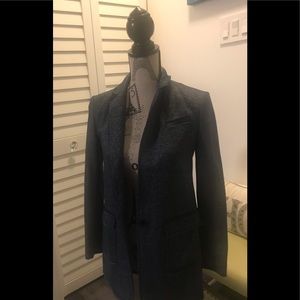 Banana Republic women’s wool blazer jacket coat dark blue